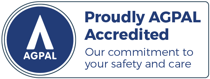 Proudly AGPAL Accredited